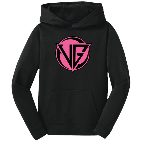 Valley Girls Youth Sport Wick Fleece Hooded Pullover Thumbnail